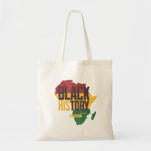 Vintage Black History Periode Afrika Karte Panafri Tragetasche