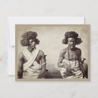 Vintage Black Men Hair Fashion Postcard der 1880er