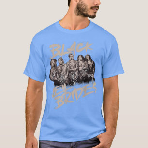 Vintage Blacks Veils Art Birds Band Music Legend  T-Shirt