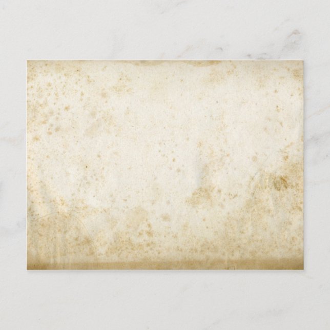 Vintage Blank-Antiquitäten-Postkarte Postkarte (Vorderseite)