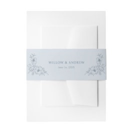 Vintage Blankopfband Einladungsbanderole