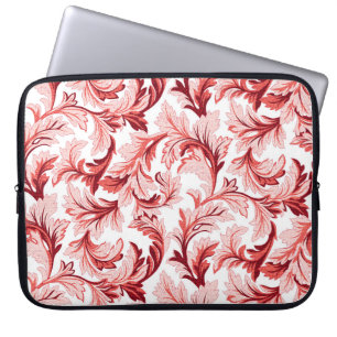 Vintage Blätter aus Spirale, dekorativ. Laptopschutzhülle