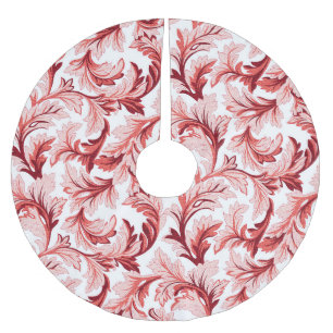 Vintage Blätter aus Spirale, dekorativ. Polyester Weihnachtsbaumdecke