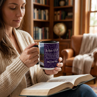 Vintage Blätter Christliche Geschenke für Frauen V Tasse