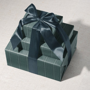 Vintage-Blattstreifen Grünes Geschenkpapier