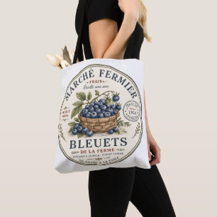 Vintage Blaubeeren Etikett
