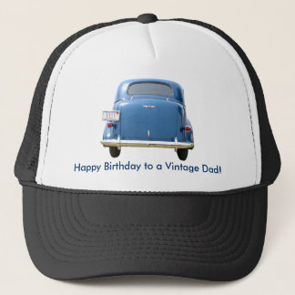 Vintage Blaue Chevy Kappe zum Geburtstag des Vater