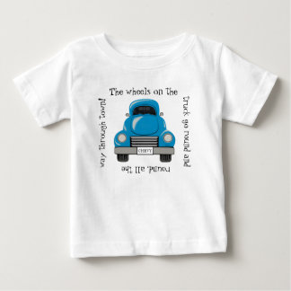Vintage blaue Chevy LKW-Räder gehen ringsum Shirt