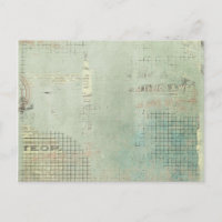 Vintage blaue Zeitung ST-geprägte Collage