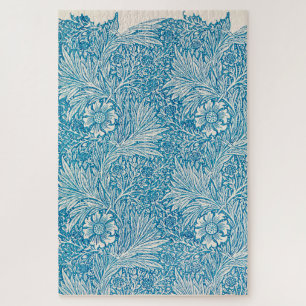 Vintage Blauer Marigold Puzzle