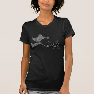 Vintage Blicke inspirieren Wort-T-Shirt - grauen T-Shirt