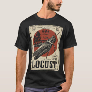 Vintage Blockbelegung   Insektenportrait T-Shirt