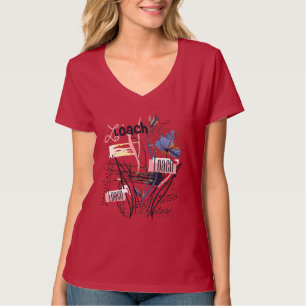 Vintage Bloom Abstrakter Garten Florales Chaos Wil T-Shirt