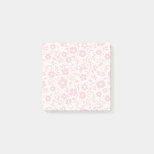 Vintage Bloom Blush Pink - Neutral Post-it Klebezettel
