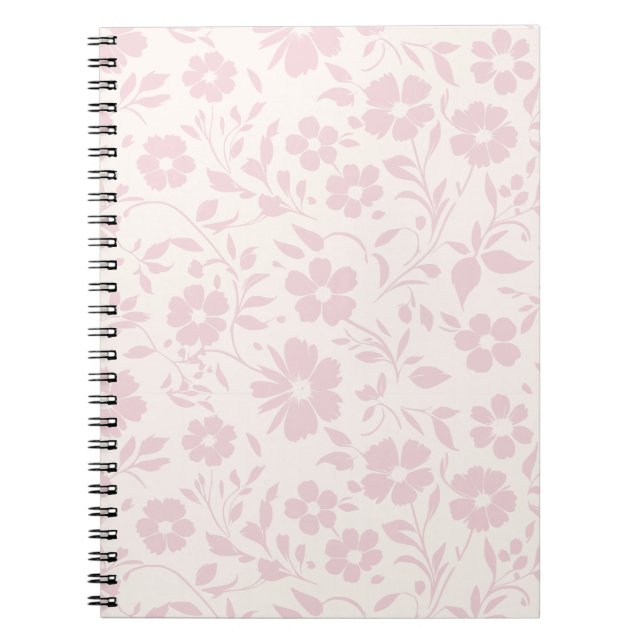 Vintage Bloom Blush Rosa - Neutral Notizblock (Vorderseite)