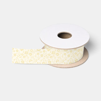 Vintage Bloom Buttercream - Neutral Satinband