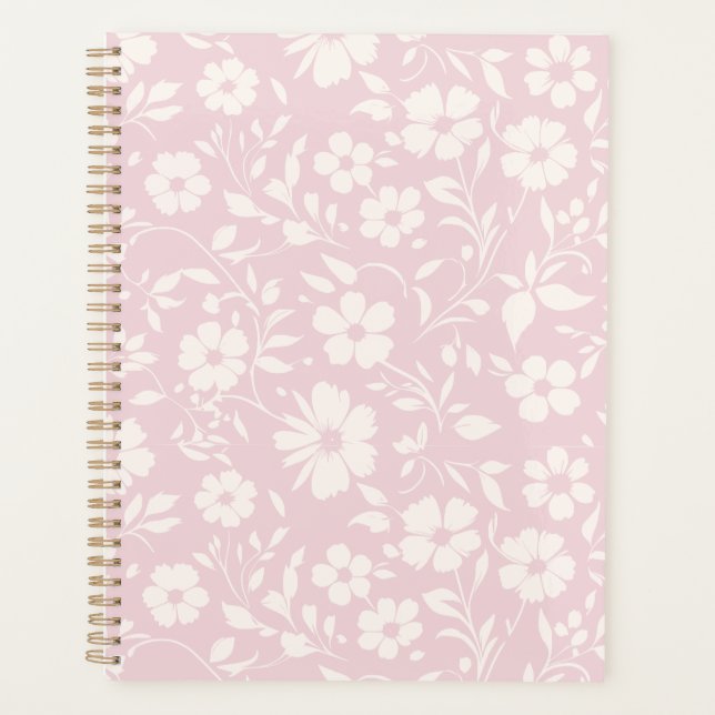 Vintage Bloom Neutral - Rosa Hauch Planer (Vorderseite)