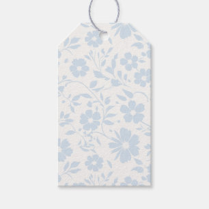 Vintage Bloom Powder Blue - Neutral Geschenkanhänger