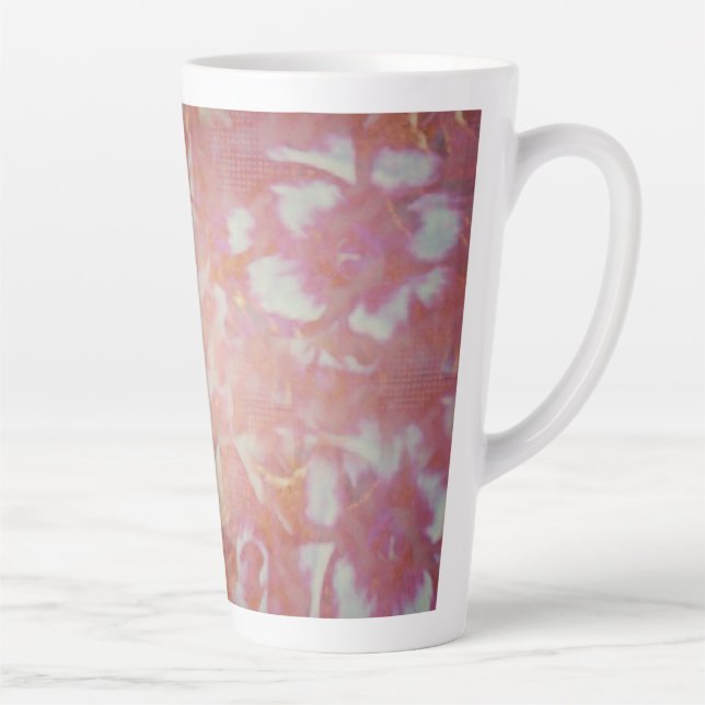 Vintage Blooms Latte Tasse (Rechts)