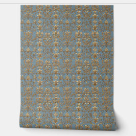 Vintage Blue and Gold Tapete