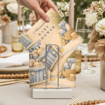 Vintage Blue Jeans Nursery Baby Shower