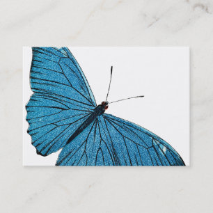 Vintage-Blue-Morpho-Schmetterling-individualisiert Visitenkarte