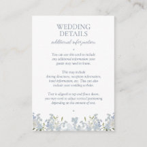 Vintage Blue Wedding Details Elegantes Skript