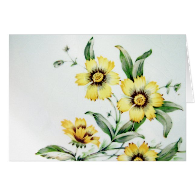 Vintage Blume (Vorderseite (Horizontal))