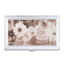 Vintage Blume #2 Inhaber der Visitenkarte