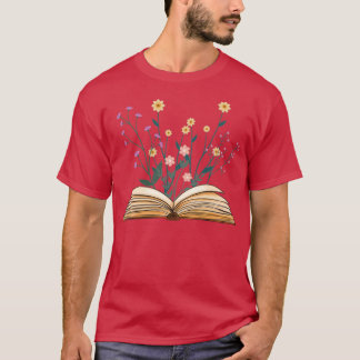 Vintage Blume aus Buch 1 T-Shirt