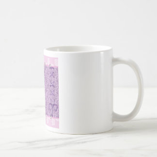 Vintage Blume Ballerina blass pink Tasse