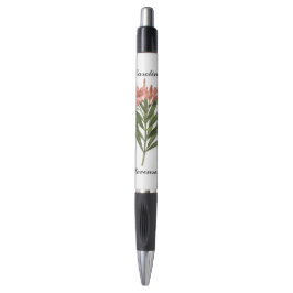 Vintage Blume, benutzerdefinierter Monogramm Pen 3 Kugelschreiber