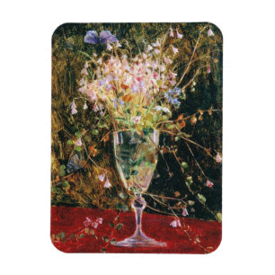 Vintage Blume blau Maria Wiik Linnea Borealis Magnet