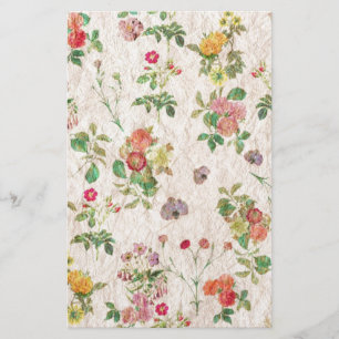 Vintage Blume Briefpapier
