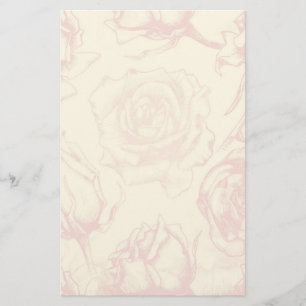 Vintage Blume Briefpapier