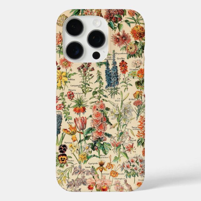 Vintage Blume Case-Mate iPhone Hülle (Rückseite)