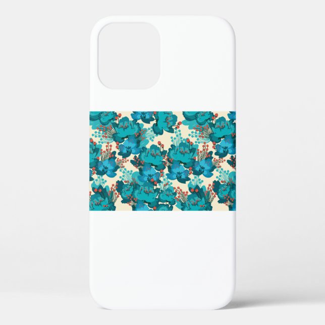 Vintage Blume Case-Mate iPhone Hülle (Rückseite)