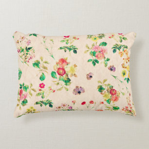 Vintage Blume Dekokissen
