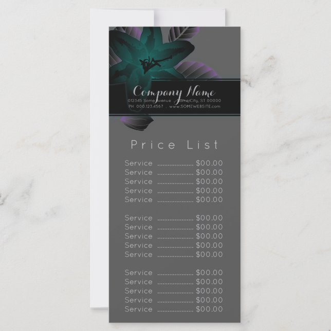 Vintage Blume Eleganz (Vorderseite)