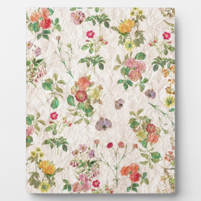 Vintage Blume Fotoplatte (Vorderseite)