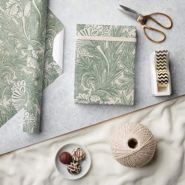 Vintage Blume Geschenkpapier (Kunsthandwerk)