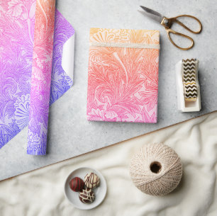 Vintage Blume Geschenkpapier