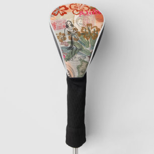 Vintage Blume Hula farbenfrohe hawaiianische tropi Golf Headcover
