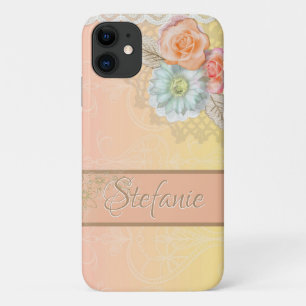 Vintage Blume II (gelb/orange) Case-Mate iPhone Hülle