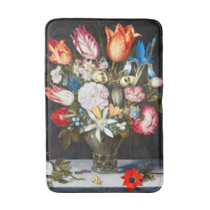 Vintage Blume in einem Glas von Ambrosius Bosschae Badematte