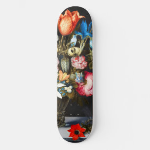 Vintage Blume in einem Glas von Ambrosius Bosschae Skateboard