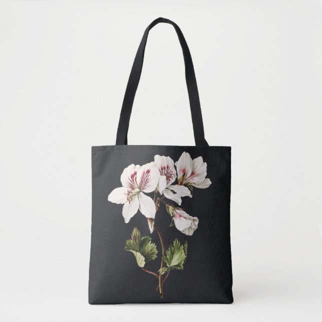 Vintage Blume in Weiß und Rosa (Vorderseite)