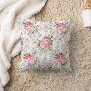 Vintage Blume Kissen