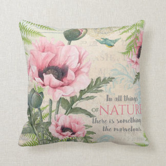 Vintage Blume Kissen