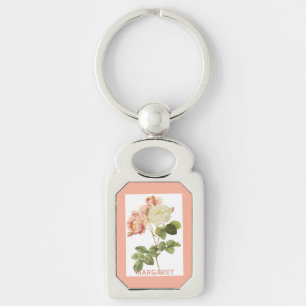 Vintage Blume kundenspezifische Schlüsselkette 2 B Schlüsselanhänger